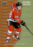 2023-24 Connor Bedard Upper Deck Allure COLOR FLOW ORANGE-YELLOW ROOKIE RC #CF-16 Chicago Blackhawks