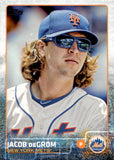 2015 Jacob DeGrom Topps SERIES 2 WEARING SUNGLASSES SP PHOTO VARIATION #387 New York Mets
