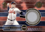 2001 Greg Maddux Pacific Private Stock GAME-WORN JERSEY #28 Atlanta Braves