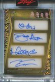 2025 Brie Larson Ben Affleck Halle Berry Andrew Garfield Gal Gadot Henry Cavill Michelle Pfeiffer Val Kilmer Leaf Red Carpet GOLD FOIL OCTET 8 WAY AUTO 1/1 ONE OF ONE AUTOGRAPH #O-3 Super Heroes