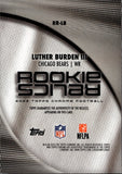 2025 Luther Burden III Topps Chrome ROOKIE RELICS JERSEY RC #RR-LB Chicago Bears