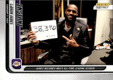2022-23 Lebron James Panini Instant JAMES BECOMES NBA'S ALL-TIME LEADING SCORER #108 Los Angeles Lakers