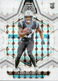 2024 Xavier Legette Panini Mosaic WHITE MOSAIC PRIZM ROOKIE 1/25 RC #332 Carolina Panthers