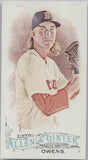 2016 Henry Owens Topps Allen & Ginter MINI BROOKLYN BACK HAND NUMBERED 5/25 #134 Boston Red Sox