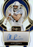 2025 Alec Pierce Panini Select AUTOGRAPH AUTO #SIP-APE Indianapolis Colts