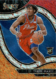 2020-21 Tyrese Maxey Panini Select COURTSIDE RED WHITE ORANGE SHIMMER PRIZM ROOKIE RC #280 Philadelphia 76ers