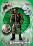 2026 Combat Carl Topps Chrome PIXAR GREEN WAVE REFRACTOR 90/99 #190 TOY STORY