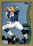 1998 Peyton Manning Topps ROOKIE RC #360 Indianapolis Colts