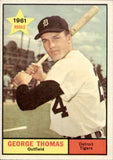 1961 George Thomas Topps ROOKIE RC #544 Detroit Tigers 3 BV$50 *HIGH NUMBER*