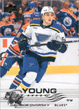 2025-26 Dalibor Dvorsky Upper Deck SERIES 1 YOUNG GUNS ROOKIE RC #226 St. Louis Blues