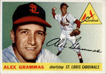 1955 Alex Grammas Topps #21 St. Louis Cardinals BV $15