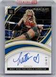 2022 Natalya Panini Immaculate WWE IMMACULATE MILESTONES AUTO 10/49 AUTOGRAPH #IM-NTL Friday Night Smackdown