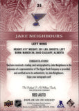 2025-26 Jake Neighbours Upper Deck Ice RED AUTO AUTOGRAPH #35 St. Louis Blues