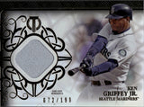 2015 Ken Griffey Jr. Topps Tribute RELIC 72/199 GAME-USED MEMORABILIA JERSEY #TR-KG Seattle Mariners