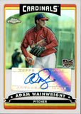 2006 Adam Wainwright Topps Chrome REFRACTOR ROOKIE AUTOGRAPH 389/500 RC AUTO #334 St. Louis Cardinals
