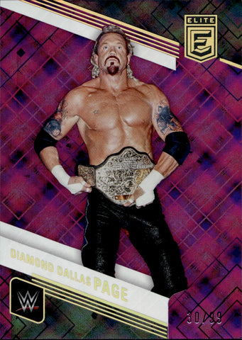 2023 Diamond Dallas Page Donruss Elite WWE PURPLE 30/99 #145 WWE HOF