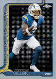 2025 Keenan Allen Topps Chrome LIGHTBOARD LOGO REFRACTOR #155 Los Angeles Chargers
