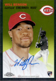 2023 Will Benson Topps Chrome Platinum Anniversary ROOKIE AUTO AUTOGRAPH RC #CPA-WBE Cincinnati Reds