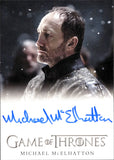 2020 Michael McElhatton as Roose Bolton Rittenhouse Game of Thrones The Complete Series FULL BLEED AUTO AUTOGRAPH #_MMC