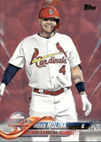 2018 Yadier Molina Topps UPDATE MOTHER'S DAY HOT PINK 3/50 #US60 St. Louis Cardinals