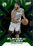2022-23 Jayson Tatum Panini Player Of The Day BLUE FOIL 21/50 #25 Boston Celtics