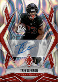 2025 Trey Benson Panini Phoenix SILVER SEISMIC AUTOGRAPH 25/49 AUTO #27 Arizona Cardinals