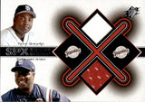 2001 Tony Gwynn Upper Deck SPx WINNING MATERIALS GAME-USED JERSEY #TG-X2 San Diego Padres