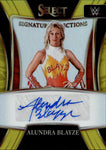 2022 Alundra Blayze Panini Select WWE SIGNATURE SELECTIONS GOLD AUTO 08/10 AUTOGRAPH #SN-ALB WWE Legend HOF