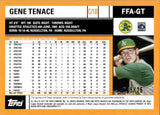 2021 Gene Tenace Topps Archives Fan Favorites BLUE AUTOGRAPH 15/25 AUTO #FFA-GT Oakland A's