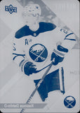 2024-25 Rasmus Dahlin Upper Deck Allure CYAN PRINTING PLATE 1/1 ONE OF ONE #37 Buffalo Sabres
