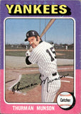 1975 Thurman Munson Topps #20 New York Yankees BV$50