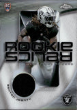 2025 Ashton Jeanty Topps Chrome ROOKIE RELICS JERSEY RC #RR-AJ Las Vegas Raiders