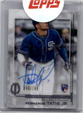 2019 Fernando Tatis Jr. Topps Tribute ROOKIE AUTO 194/199 AUTOGRAPH RC #TA-FTJ San Diego Padres
