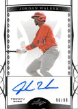 2022 Jordan Walker Leaf Trinity AUTOGRAPH 96/99 AUTO #BA-JW1 St. Louis Cardinals