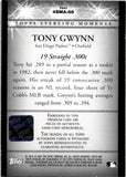 2007 Tony Gwynn Topps Sterling STERLING MOMENTS AUTOGRAPH GAME-USED MEMORABILIA 7/10 AUTO JERSEY PATCH #4SMA-68 San Diego Padres