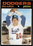 1971 Don Sutton Topps #361 Los Angeles Dodgers BV$40
