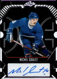 2025 Michel Goulet Leaf Metal Legends AUTOGRAPH PURPLE 1/7 AUTO #BC-MG2 Quebec Nordiques
