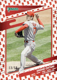 2021 Shohei Ohtani Panini Donruss PRESIDENT BORDER 13/50 #199 Los Angeles Angels