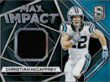 2019 Christian McCaffrey Panini Spectra MAX IMPACT JERSEY 80/199 #MI-12 Carolina Panthers