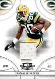 2008 Donald Driver Donruss Threads GAME-USED JERSEY 204/250 #48 Green Bay Packers