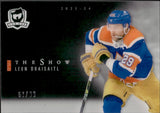 2023-24 Leon Draisaitl Upper Deck The Cup THE SHOW BLACK 50/99 #SB-LD Edmonton Oilers