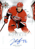 2021-22 Jack Drury Upper Deck Ultimate Collection ROOKIE AUTOGRAPH 136/299 AUTO RC #187 Carolina Hurricanes