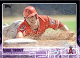 2015 Mike Trout Topps Series One PURPLE FOIL #300 Anaheim Angels