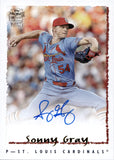 2024 Sonny Gray Topps Archives FAN FAVORITES 1995 DESIGN AUTOGRAPH AUTO #95FF-SG St. Louis Cardinals