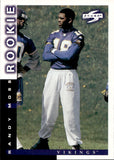1998 Randy Moss Pinnacle Score ROOKIE RC #235 Minnesota Vikings 2