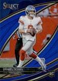 2019 Daniel Jones Panini Select FIELD LEVEL BLUE PRIZM ROOKIE 1/75 RC #205 New York Giants