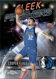 2025-26 Cooper Flagg Topps Chrome SLEEK FINISHERS ROOKIE RC #SF-21 Dallas Mavericks 2