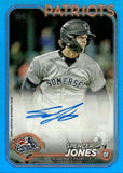 2024 Spencer Jones Topps Pro Debut BLUE FOIL AUTOGRAPH 41/150 AUTO #PD-165 New York Yankees Somerset Patriots