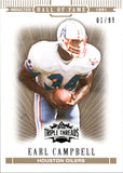 2007 Earl Campbell Topps Triple Threads GOLD 1/99 #84 Houston Oilers
