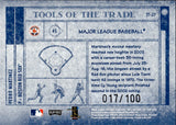 2003 Pedro Martinez Playoff Absolute Memorabilia TOOLS OF THE TRADE 17/100 #TT-27 Boston Red Sox